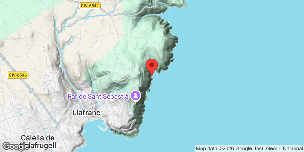 Mapa de situació de CALA GENS, COVA DE