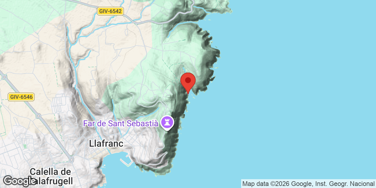 Location map of CALA GENS, COVETA DE