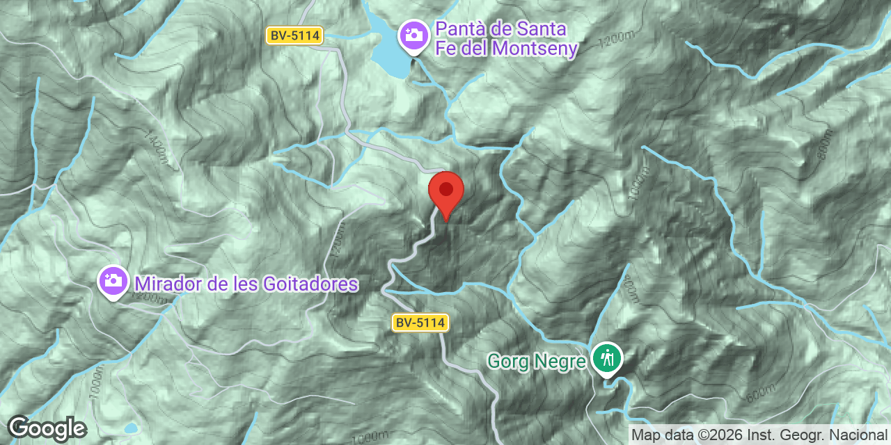 Carte de situation de PENITENTA, COVA DE LA