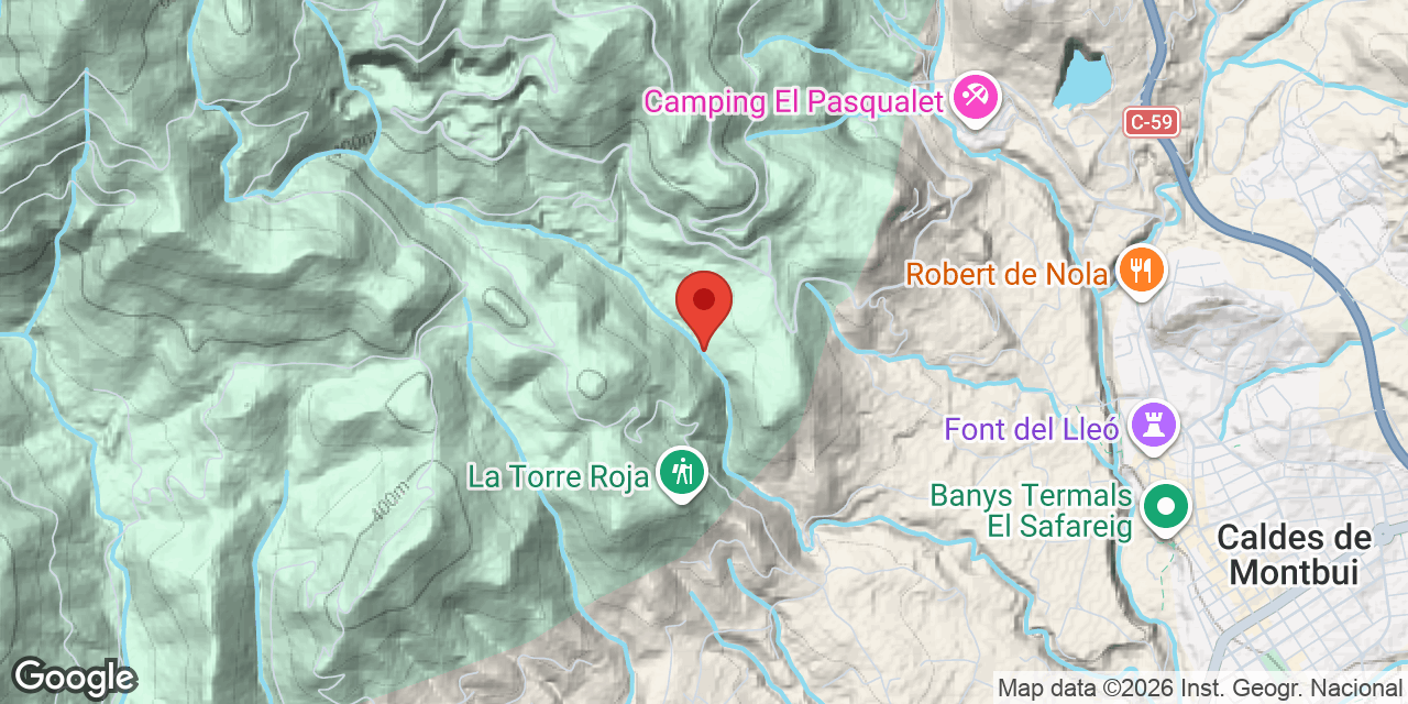 Mapa de situació de GORG D'EN PÉLACS, COVES DEL