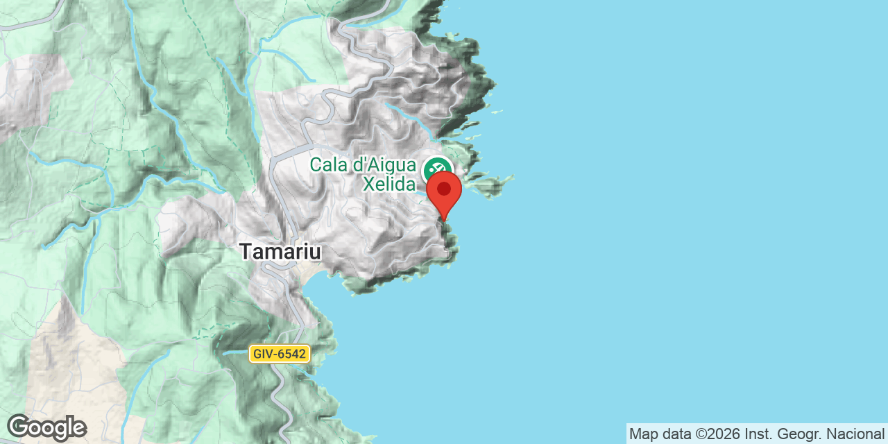 Mapa de situació de AIGUA XELIDA, COVA D'