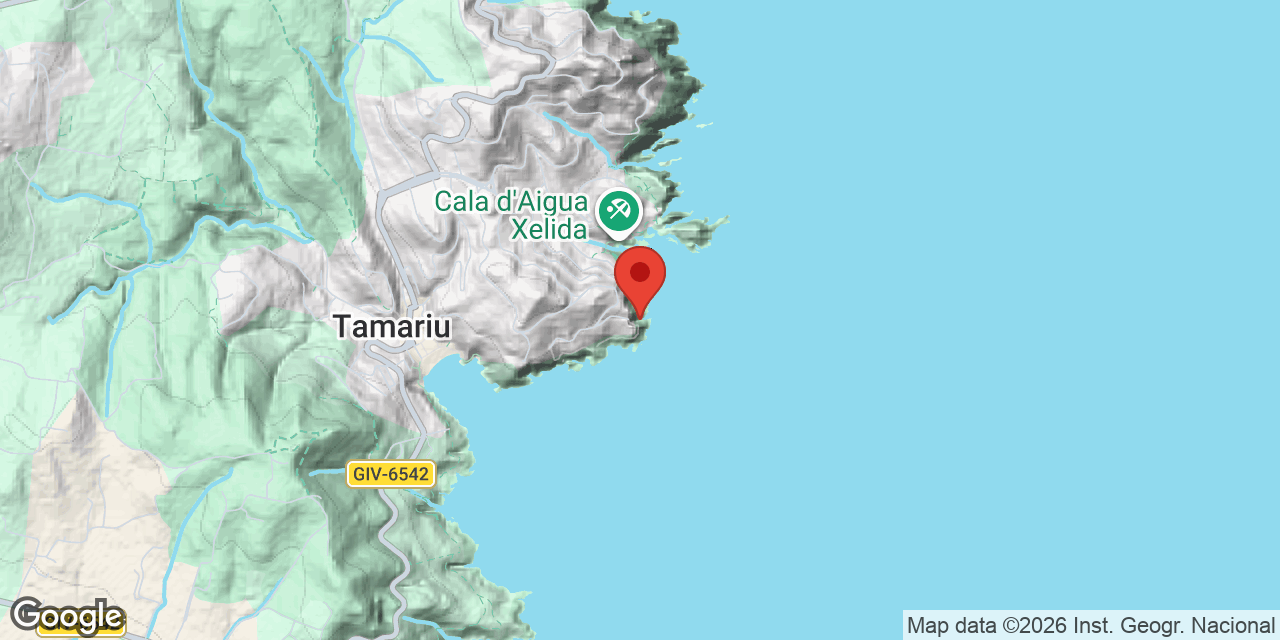 Mapa de situación de PUNTA DES QUART, COVA DE LA