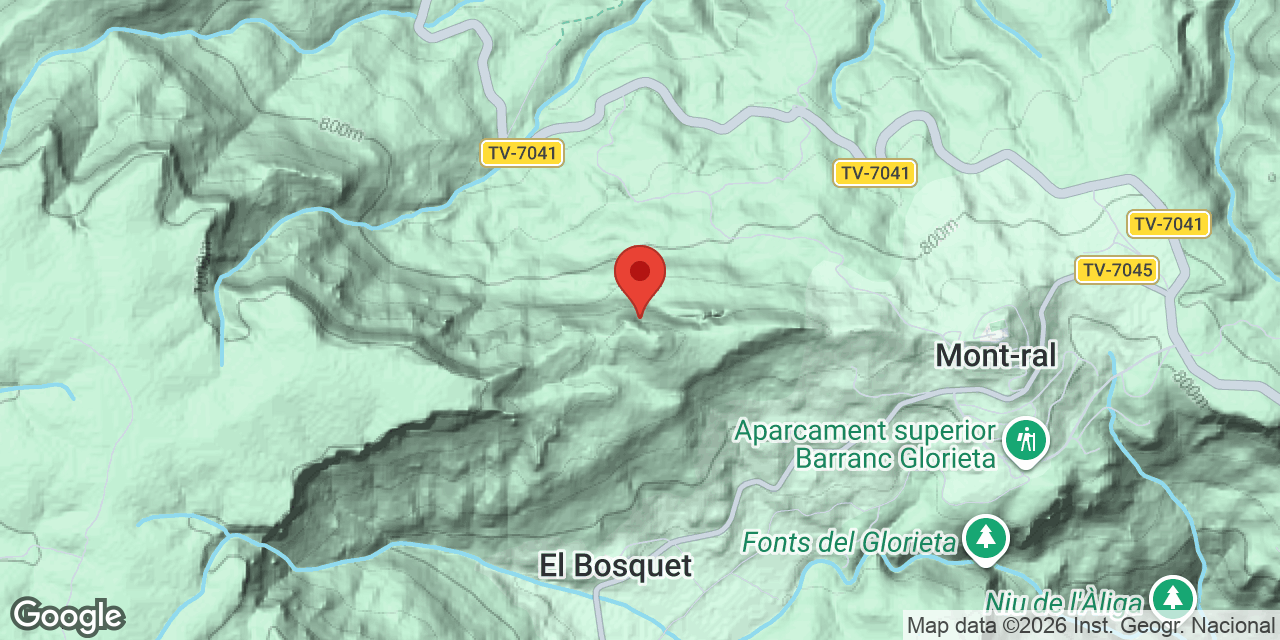 Mapa de situación de PIPA, AVENC DE LA
