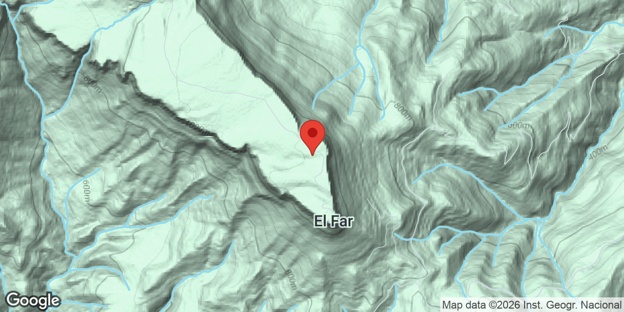 Mapa de situació de LLAURADOR, FORAT DEL