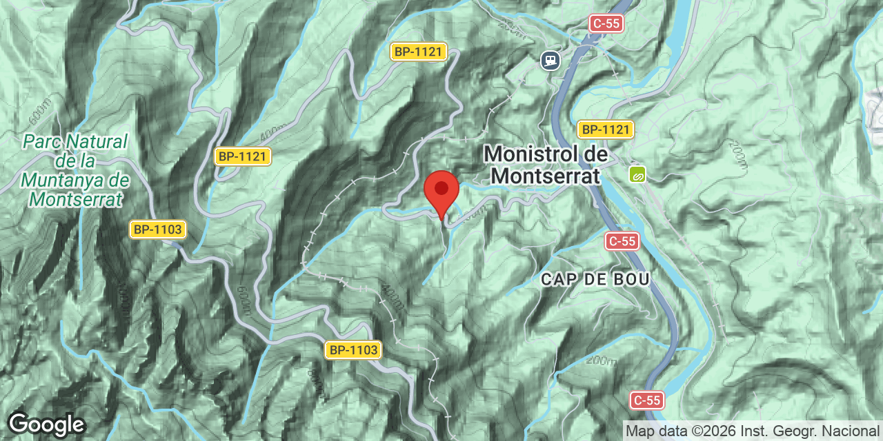 Mapa de situación de MENTIROSA DE COLL DE VACA