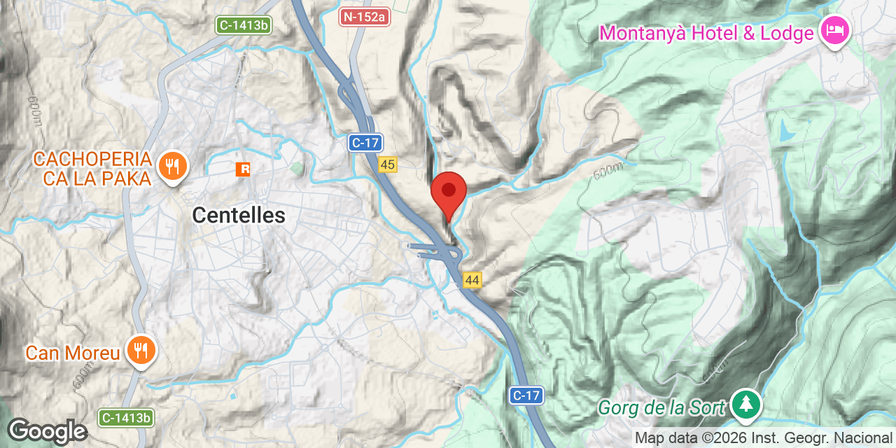 Mapa de situación de VALL-LLOSSERA, COVA B-1 DE
