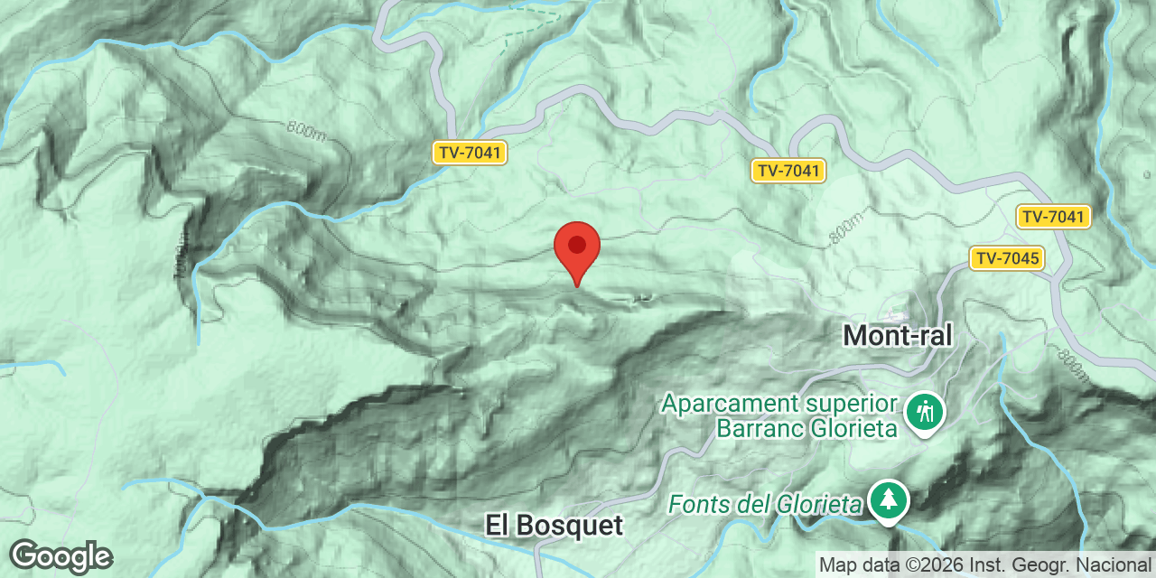 Location map of LLASTRA, AVENC DE LA
