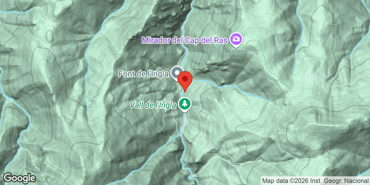 Mapa de situació de INGLA, COVA PETITA D'