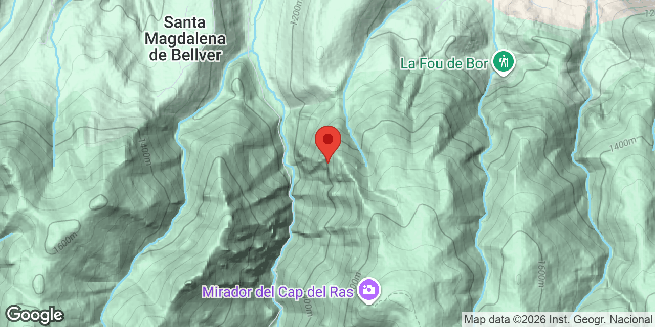 Mapa de situación de ROSER, COVA DEL