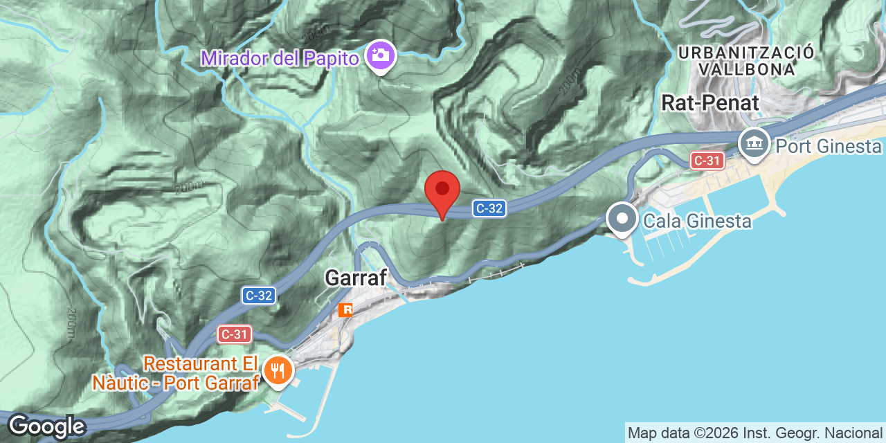 Mapa de situación de FLAUTA, AVENC DE LA