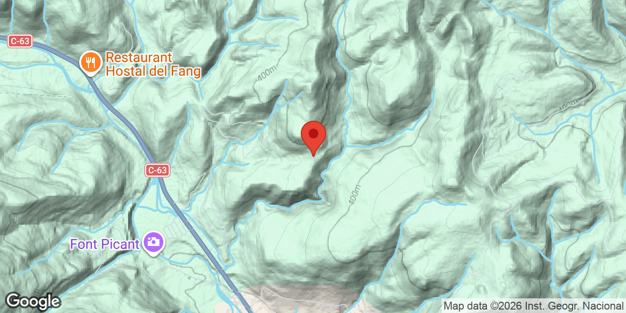 Mapa de situación de TERRA BLANCA, FORAT DE LA