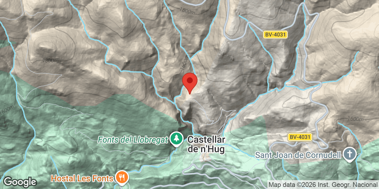 Mapa de situación de PASTOR, FORAT DEL