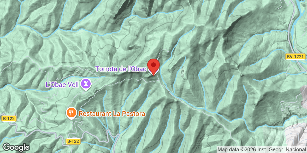 Mapa de situació de TORROTA, CAU DE LA