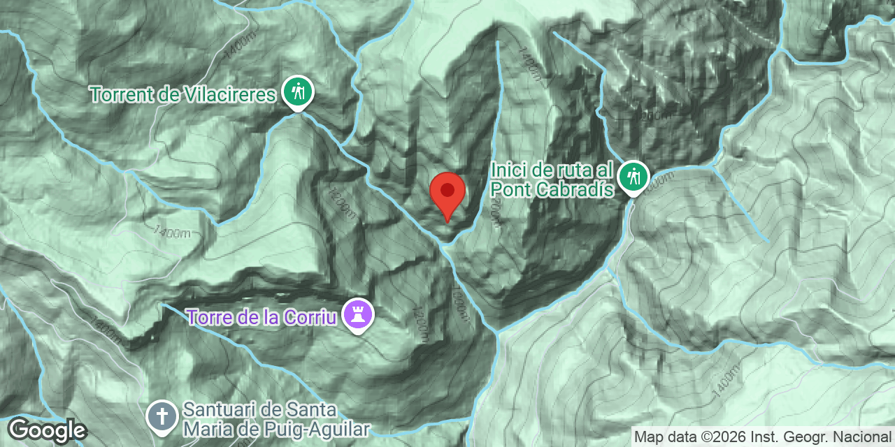 Mapa de situació de CABRES, BALMA C DE LES