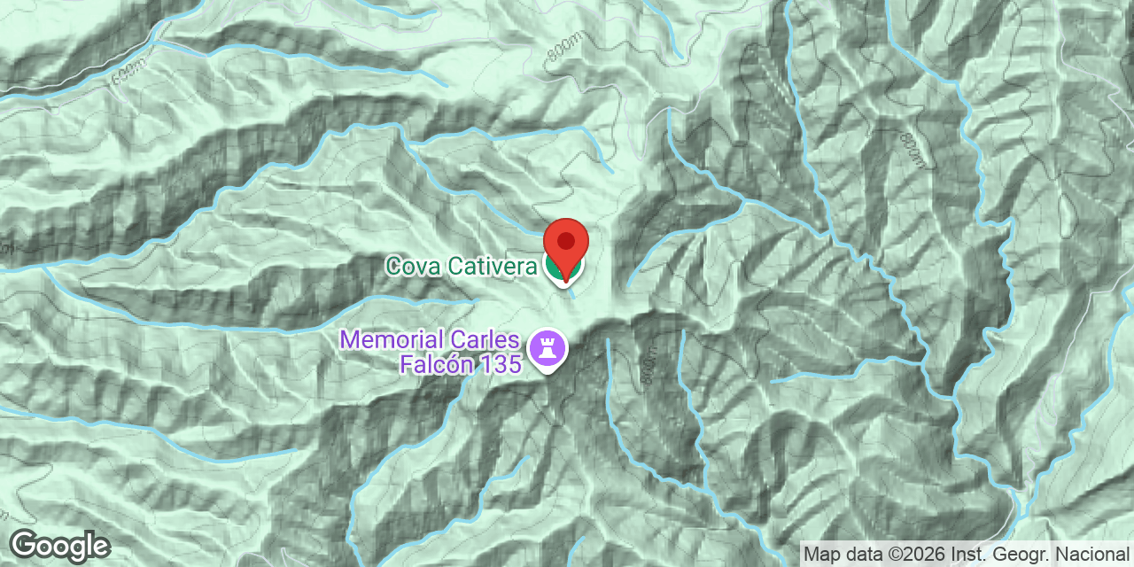 Mapa de situación de CATIVERA, COVA