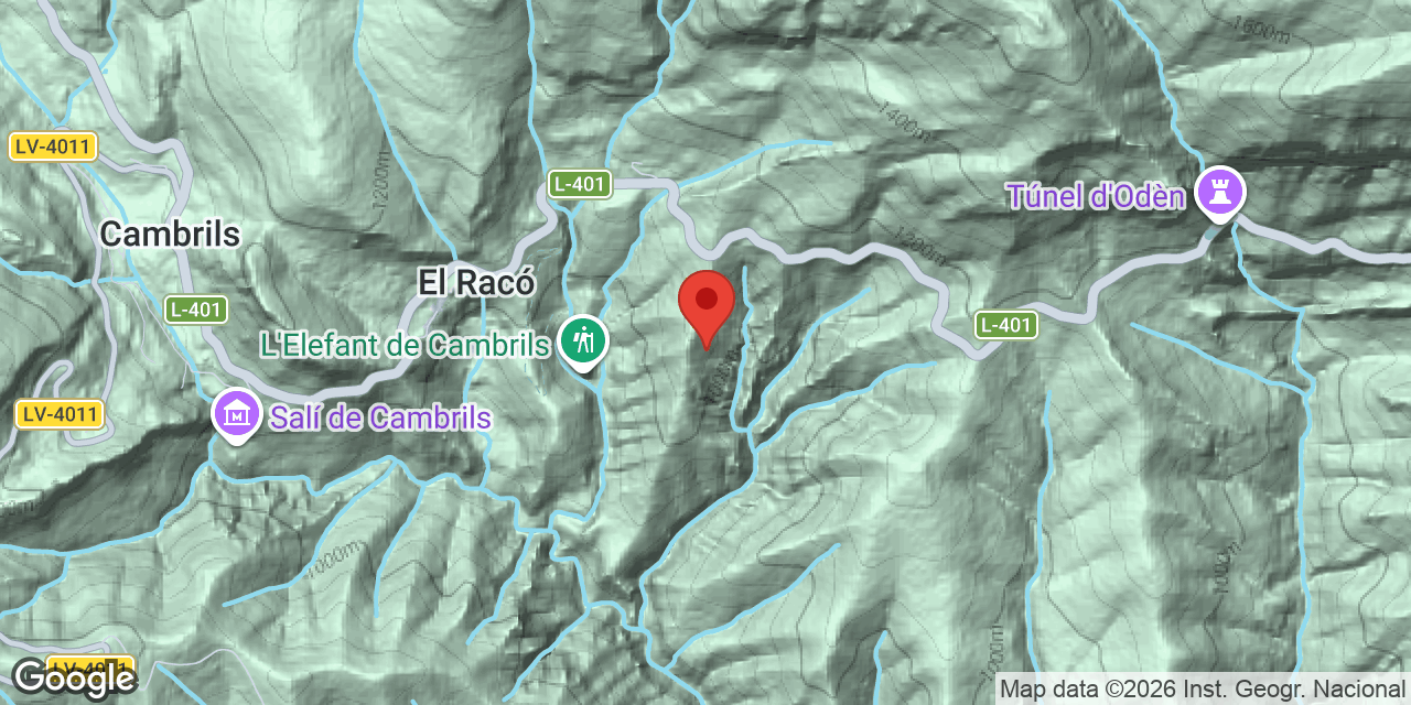 Mapa de situació de SERRA DE LA CIRERA, AVENC DE LA