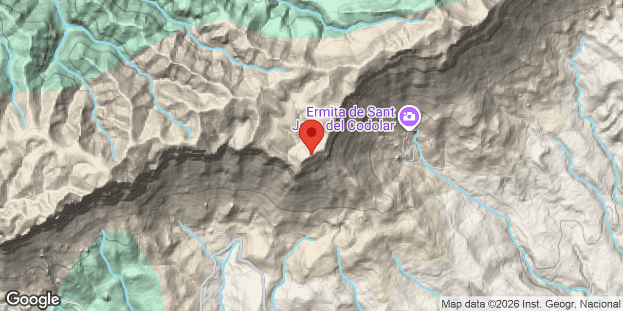 Mapa de situació de PÈL-ROIG, AVENC DEL