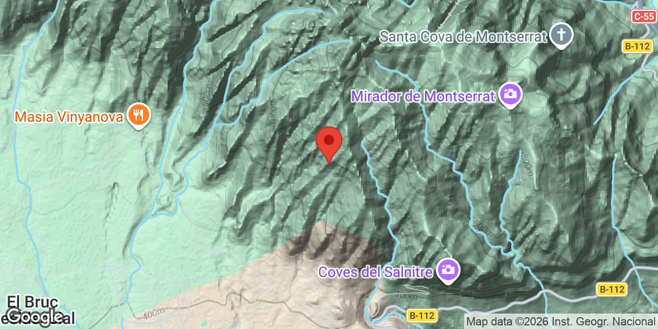 Mapa de situación de COSTA DRETA, POU DE
