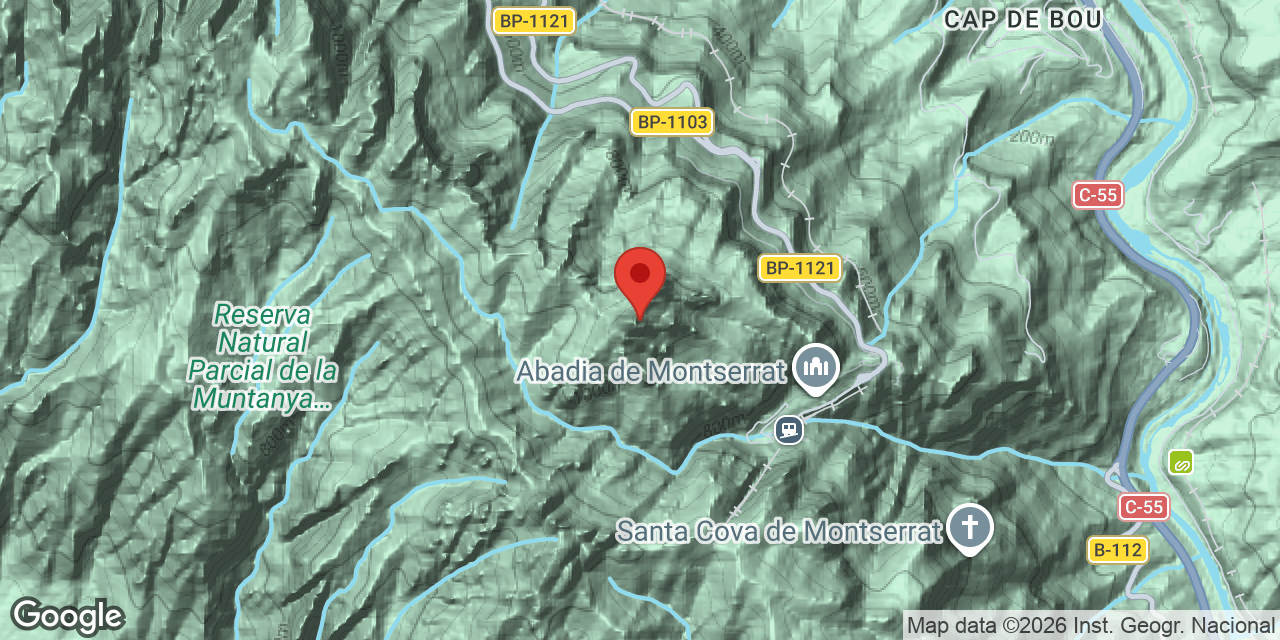 Mapa de situación de SANT SALVADOR, ESCLETXA DE