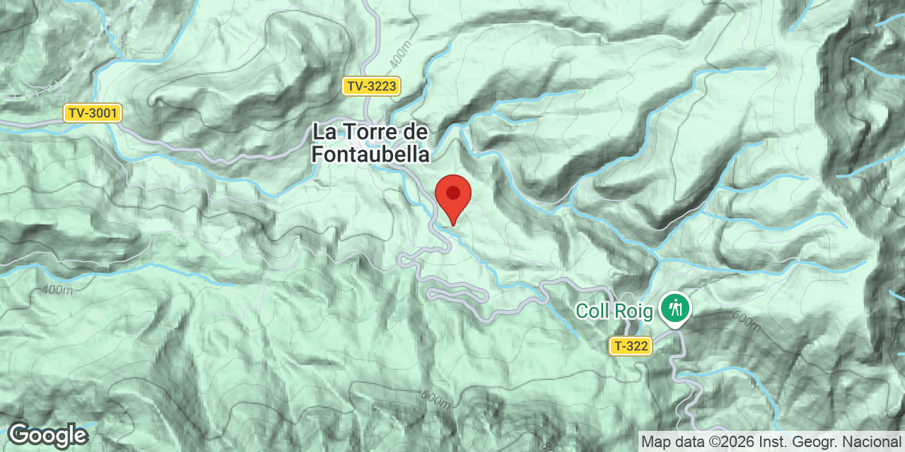 Carte de situation de XALET, AVENC DEL