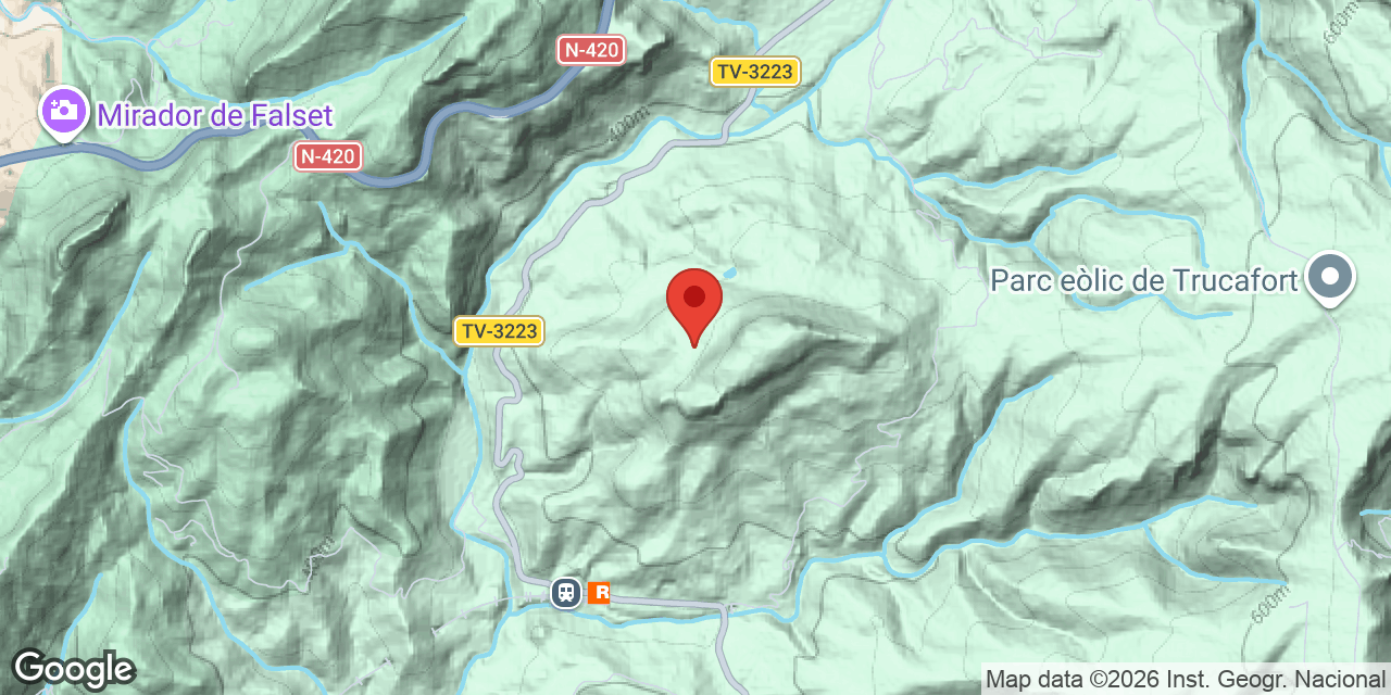 Mapa de situación de PLA MORANT, AVENC DEL
