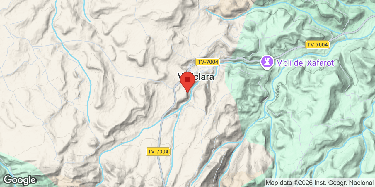 Mapa de situación de SALES, COVA DEL