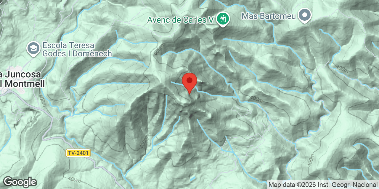 Mapa de situació de GARRIGA, BALMA DEL