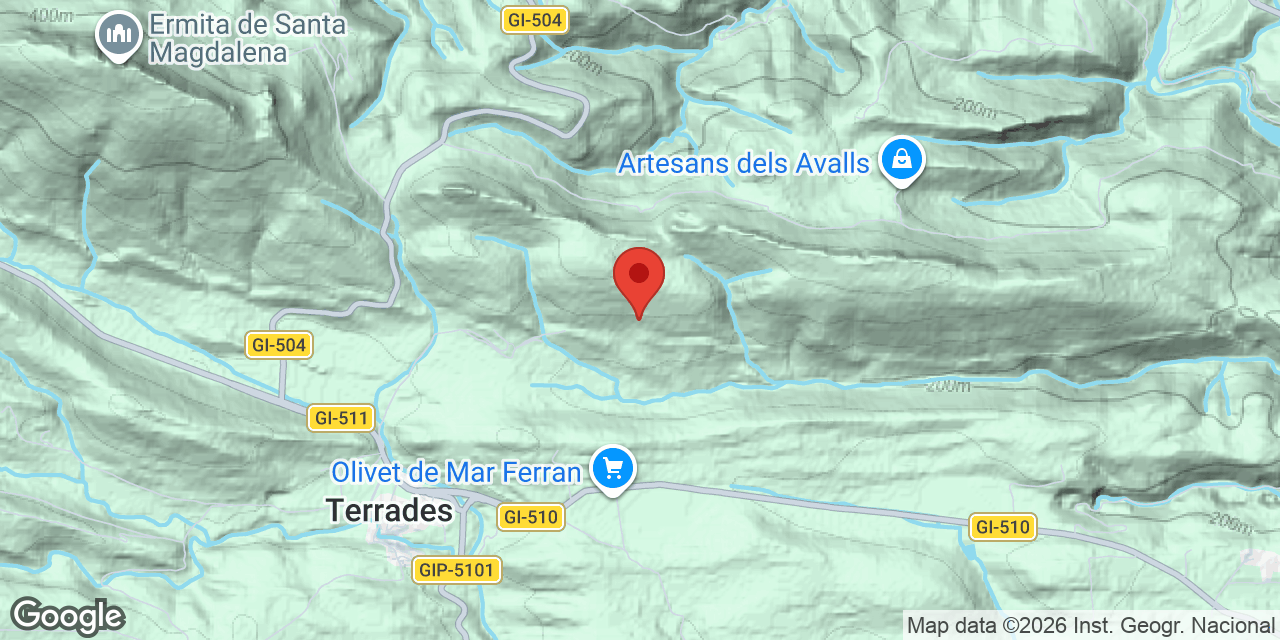 Mapa de situació de CAN PAU CALÓ, AVENC DE