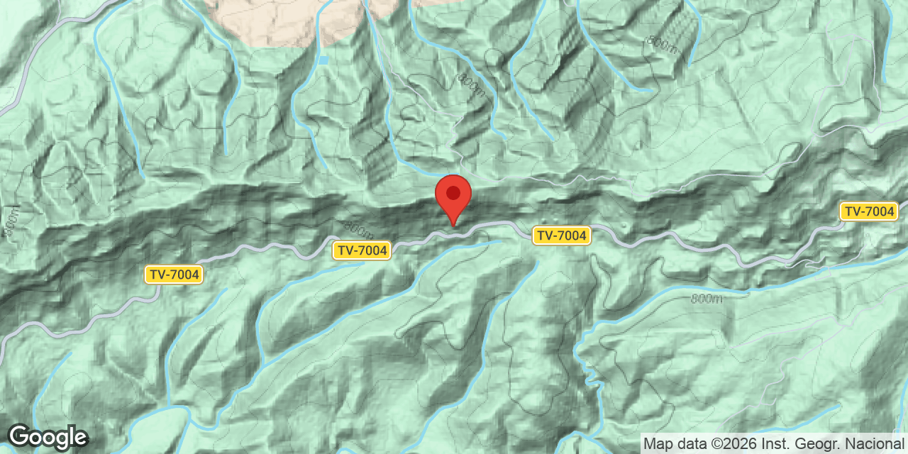 Mapa de situació de CASTANYOLA, COVA DEL