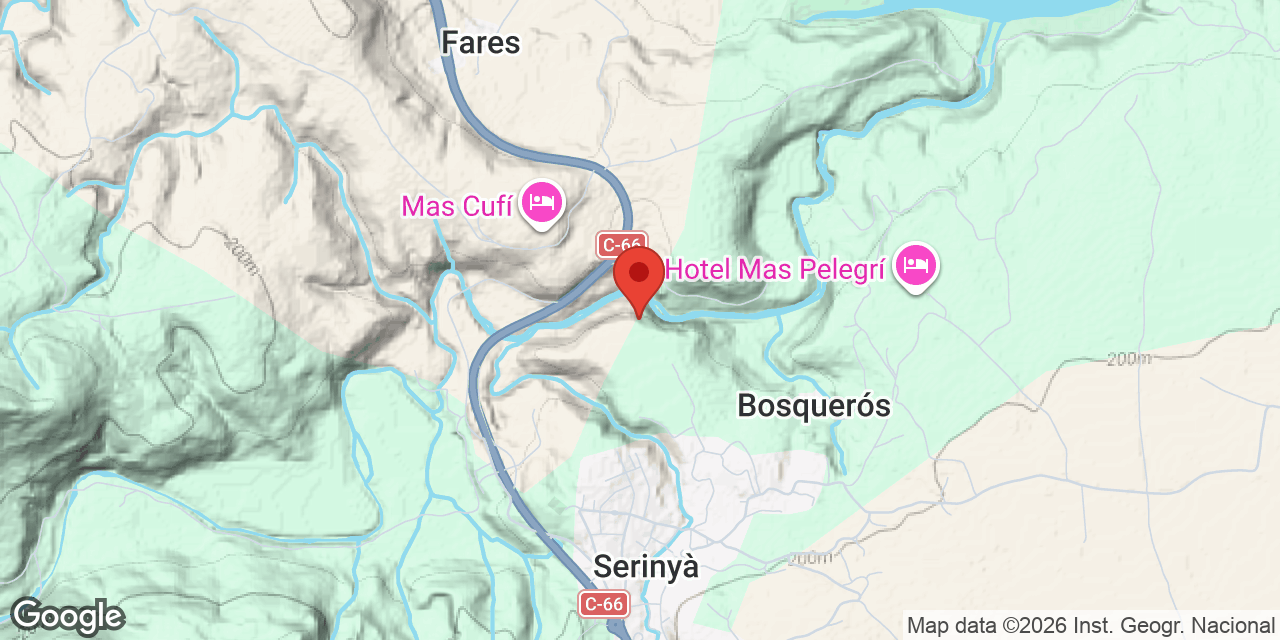Mapa de situació de ENCANTATS, COVA PETITA DELS