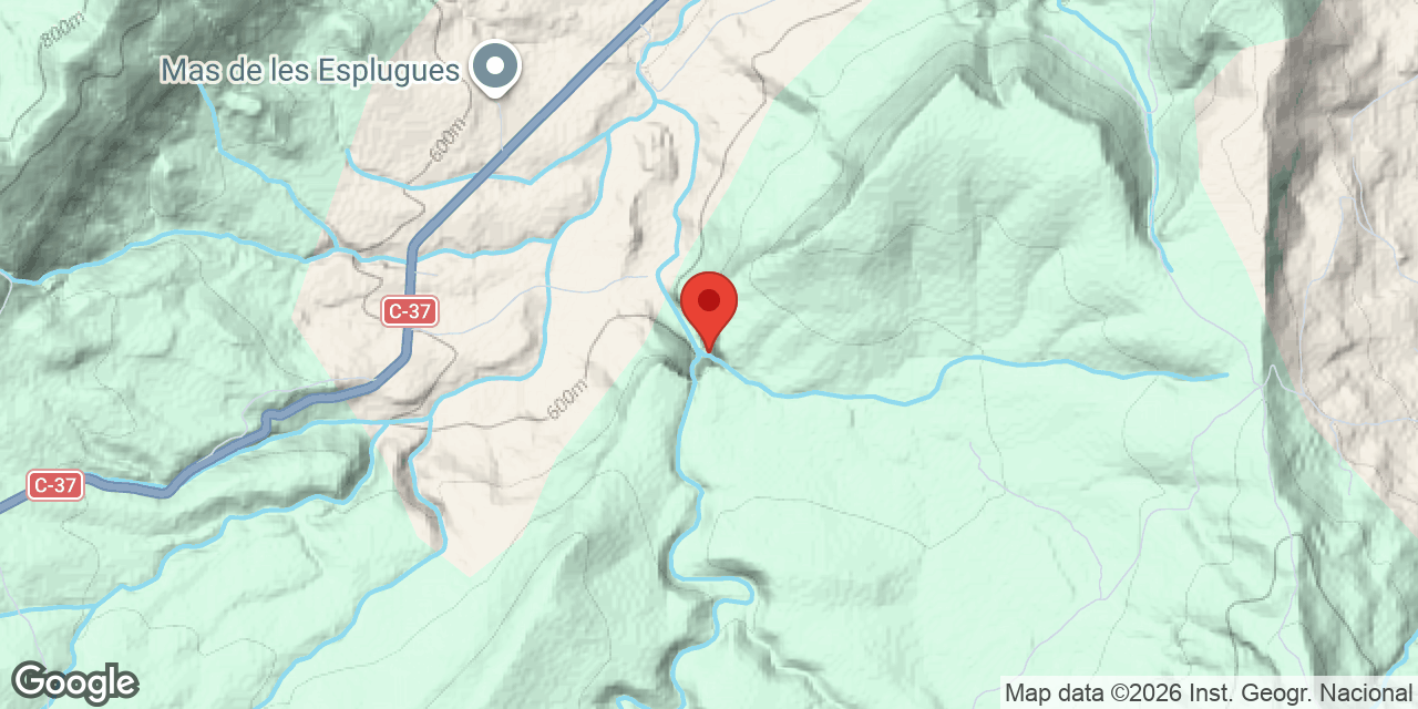 Location map of VALLDECERVES, COVA DE
