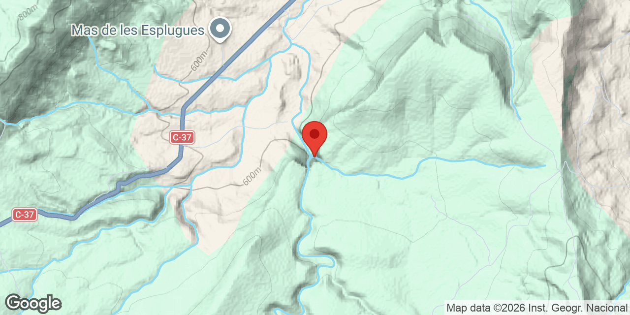 Carte de situation de VALLDECERVES, COVA A DE