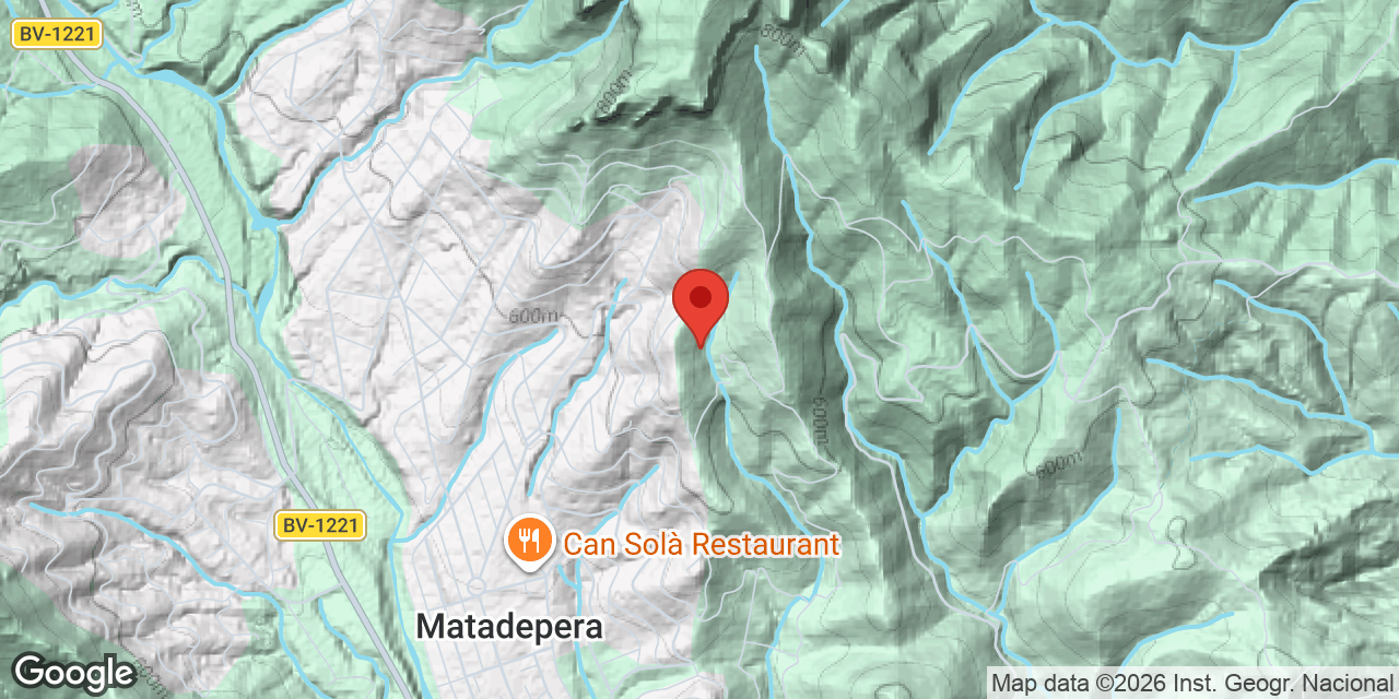 Mapa de situació de SALT, AVENC DEL
