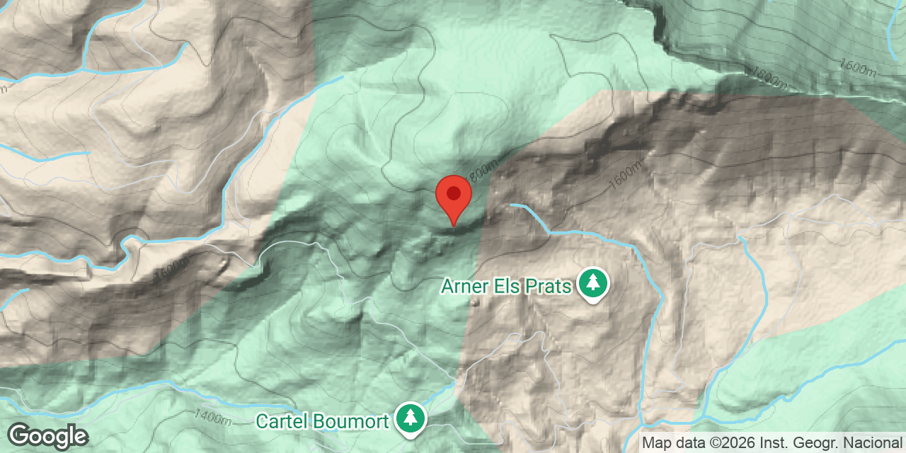 Mapa de situación de ROCS DE L'ESTEVE, AVENC DELS