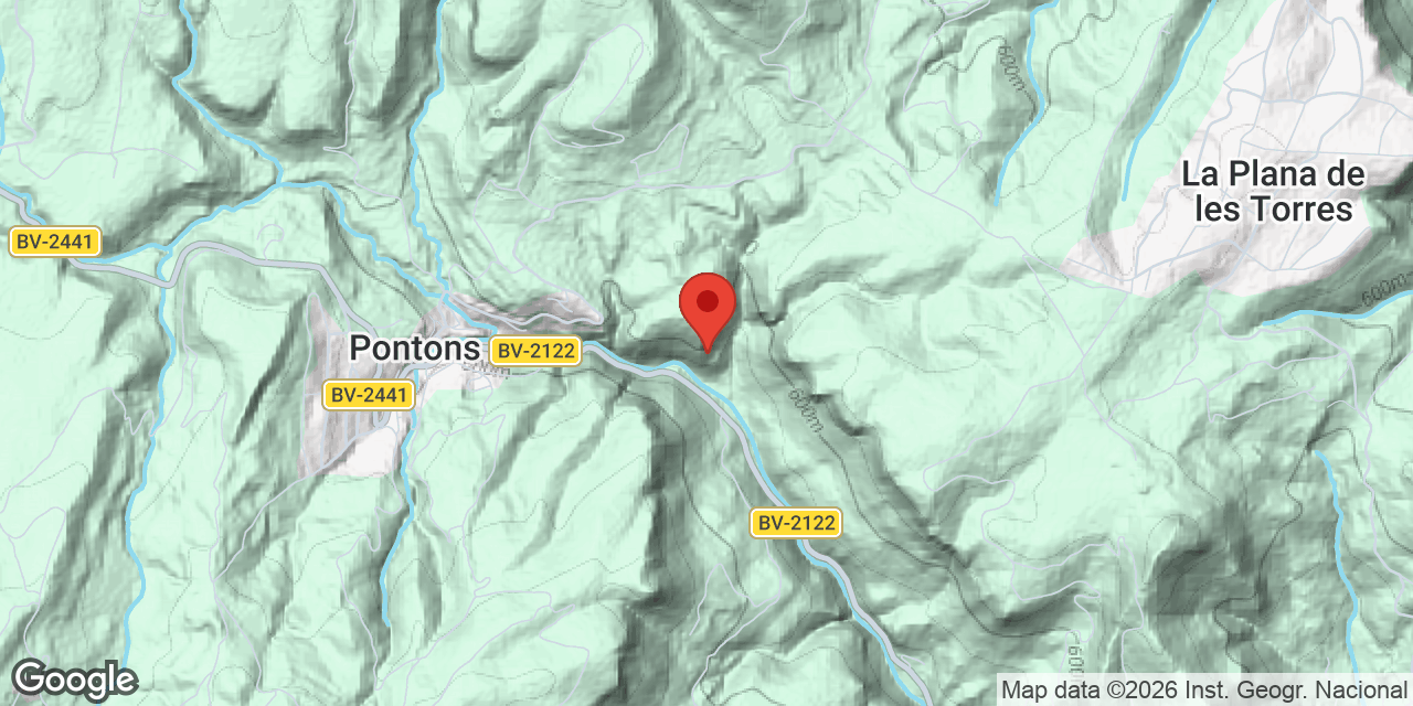 Carte de situation de BRAM, COVA DEL