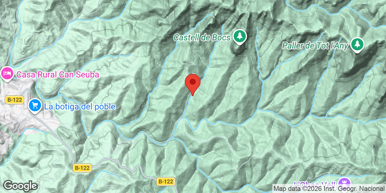 Mapa de situació de BARBOTERA, LA