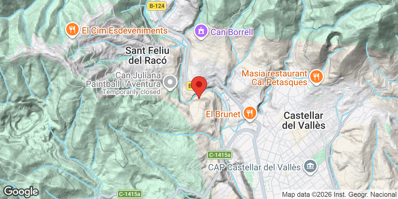 Mapa de situació de GORG D'EN FITÓ, COVA DEL