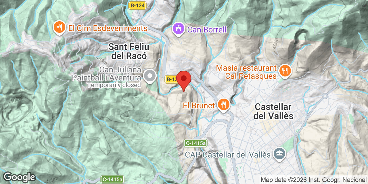 Mapa de situació de MALESA, ESQUERDA DE LA