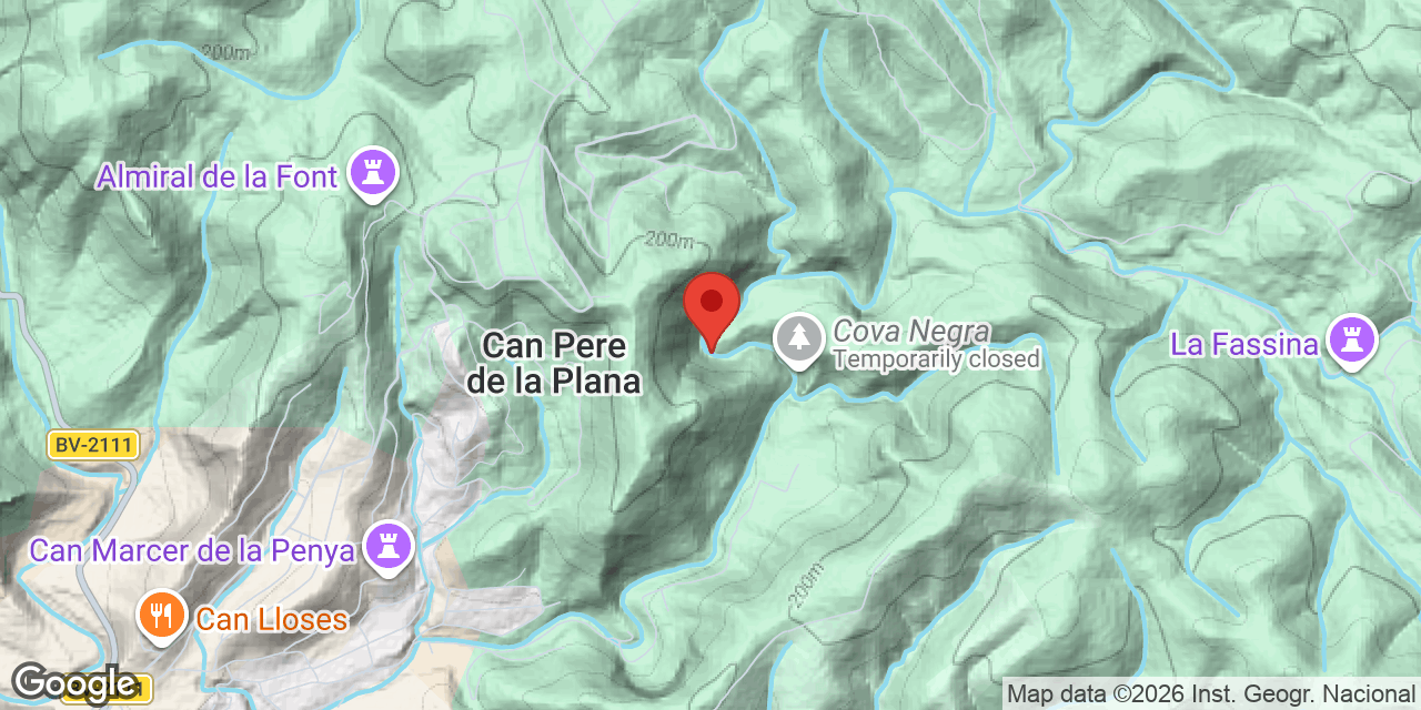Mapa de situació de ARCS, AVENC DELS