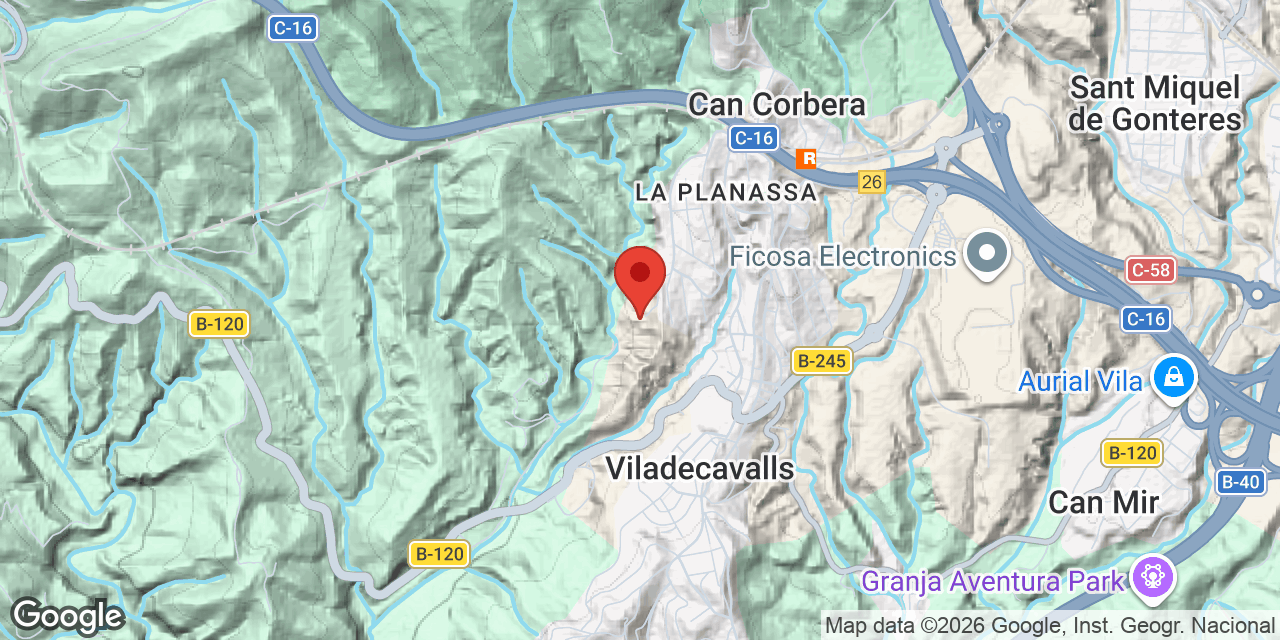 Mapa de situació de CAN TRULLARS, COVA DE