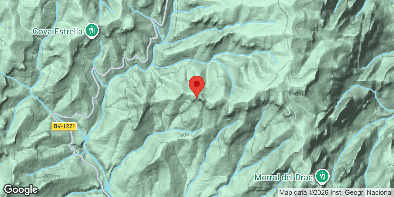 Mapa de situació de MORRAL D'EN BENS, FORADADA