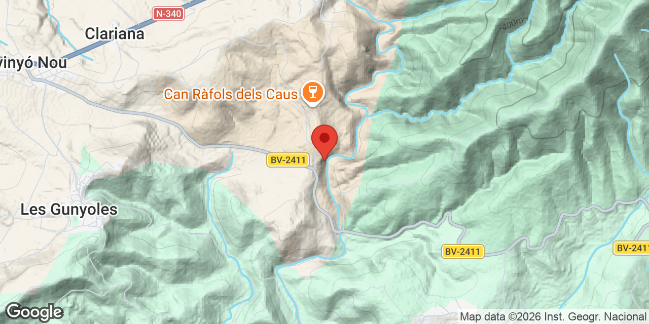 Carte de situation de POBRES, COVES DELS
