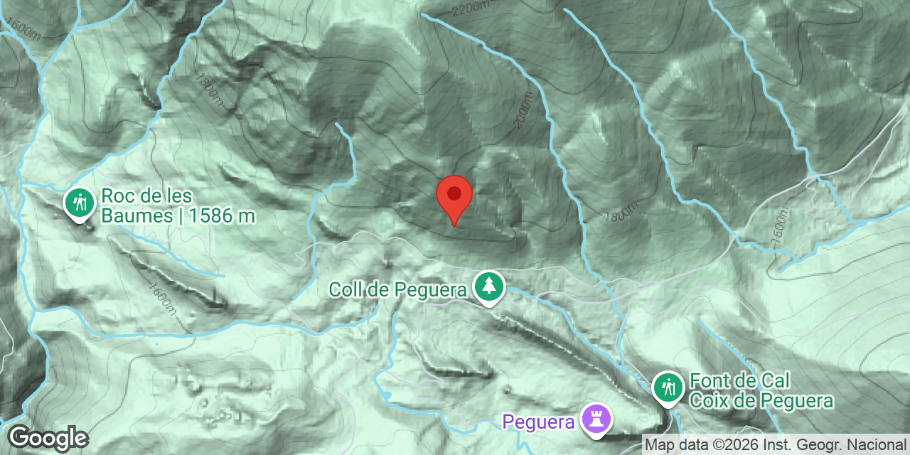 Mapa de situació de COSTES DE PEGUERA, GRALLERA DE LES