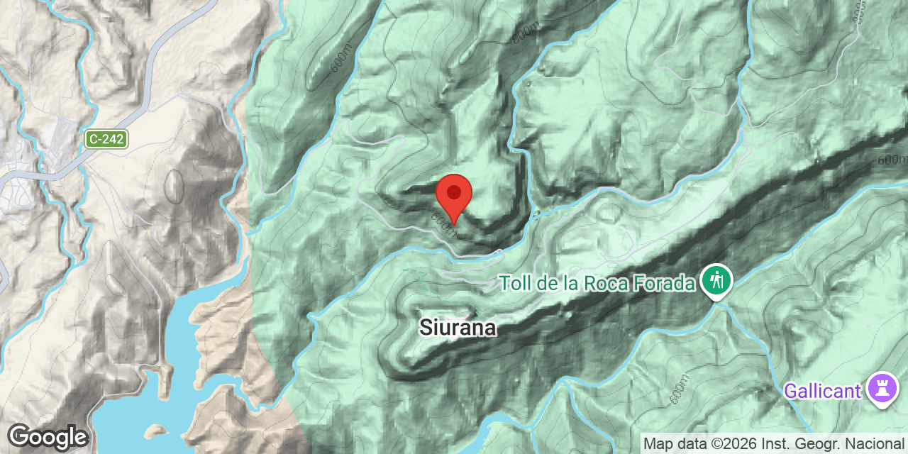 Carte de situation de DONYA BLANCA, COVA DE
