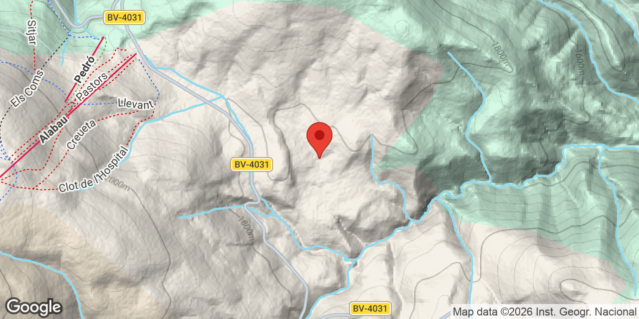 Location map of PLA D'ANYELLA, ENGOLIDOR Nº3 DEL