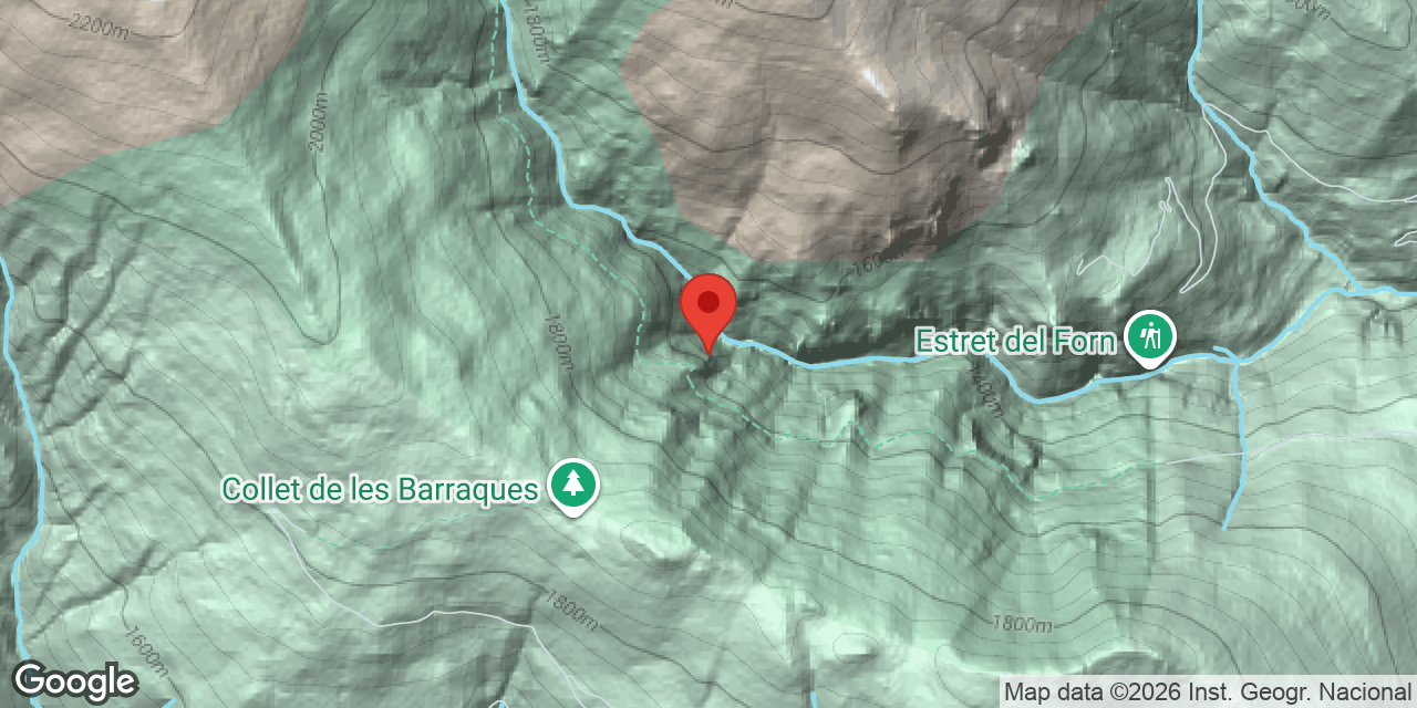Mapa de situació de TRONC, AVENC DEL