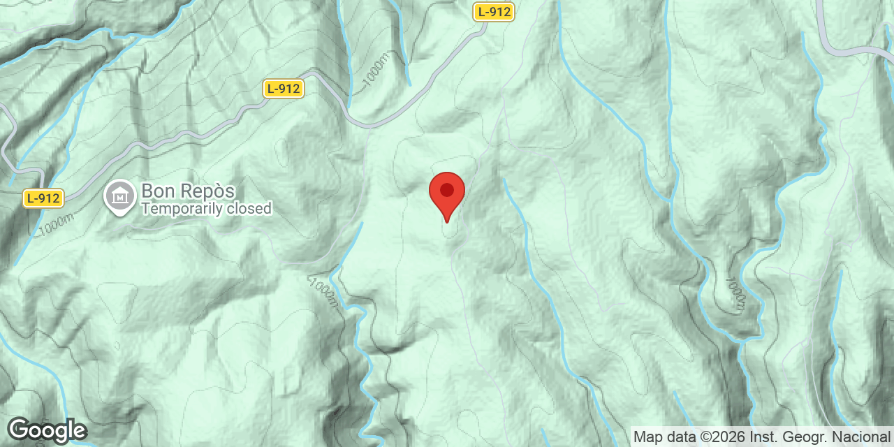 Mapa de situación de BONREPÒS, AVENC DE