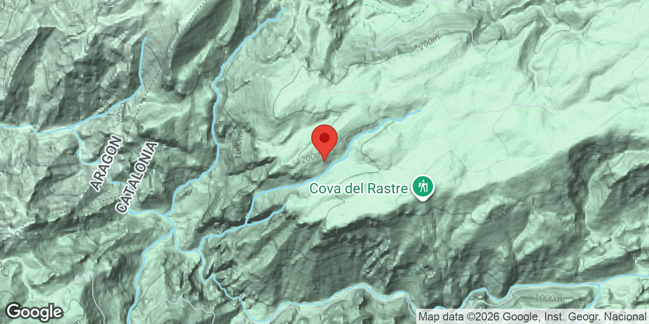 Mapa de situació de MORENO, COVA DEL