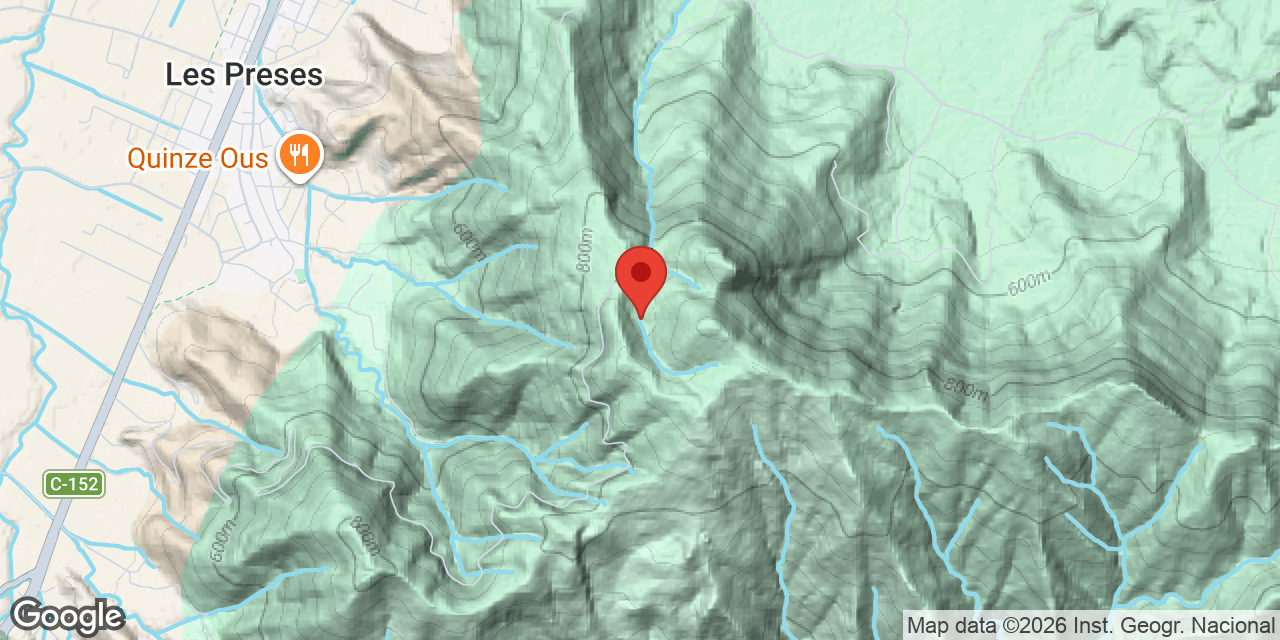 Mapa de situació de GRÍPIES, CLOT DE LES