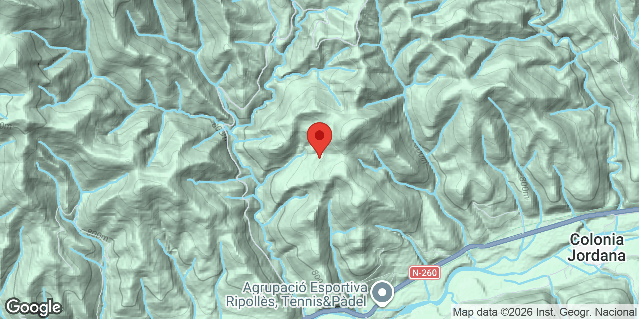 Mapa de situació de CAN BARRACA, TUTA DE